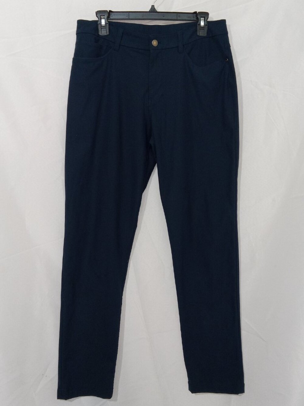 Lululemon ABC Classic-Fit 5 Pocket Pant 32 Warpstreme 32×31.5 Navy EUC - Picture 3 of 16